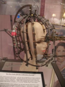 Max Factor created this weird contraption to measure actresses imperfections so he knew how to apply their makeup.