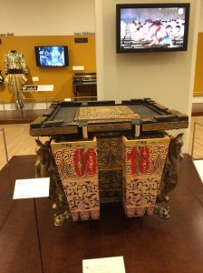 This is one of the 2.008 drums played at the opening ceremony at the Beijing Olympics.