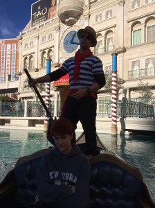 Dante Despite appearances, Laurel says she enjoyed the gondola ride.  :-)