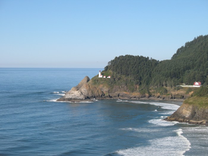 Heceta Head Lighthouse from a distance