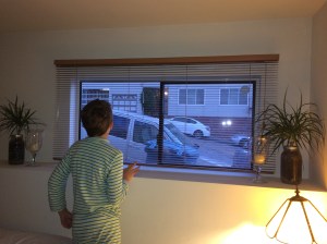 Our bedroom is VERY close to the street - separated only by the sidewalk.