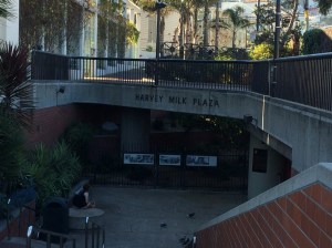 Light rail station in The Castro neighborhood