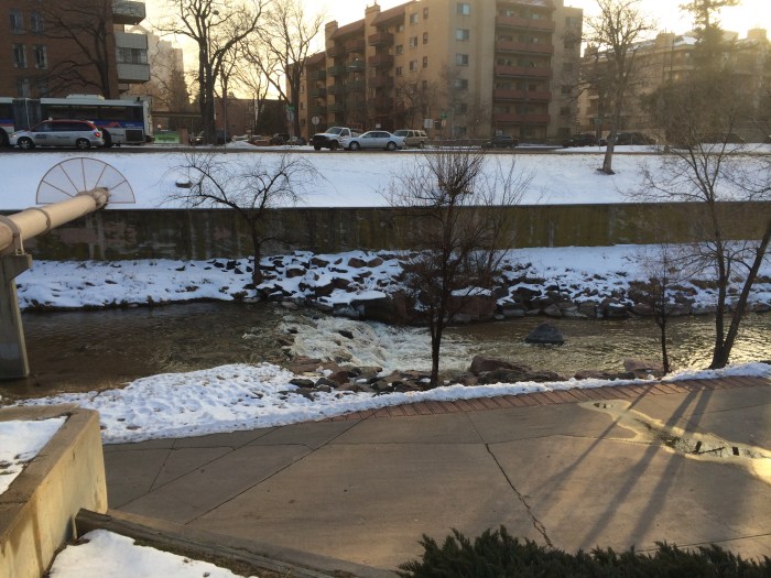 Cherry Creek - Laurel called this section "Denver's version of Niagara Falls"