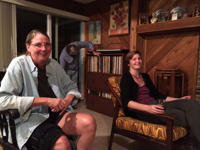 Lynn is recovering from a badly-broken leg.