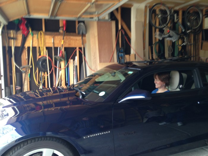 Dave insisted I sit in his Camaro to get a sense of its awesomeness.