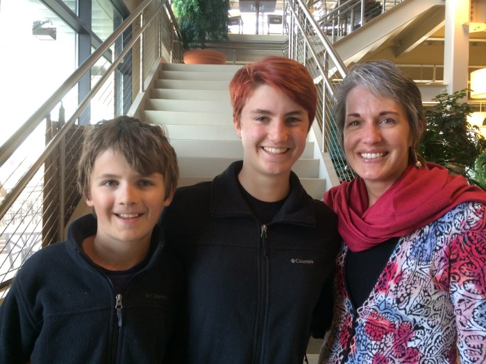 with our friend Laura