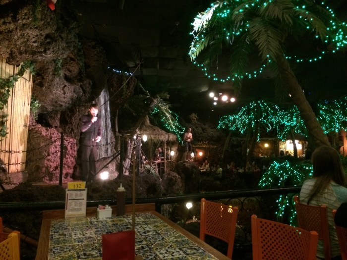 Can you see the cliff diver in the distance?  Every 15 minutes a young man does a few dives into the pool below - supposed to replicate Acapulco.