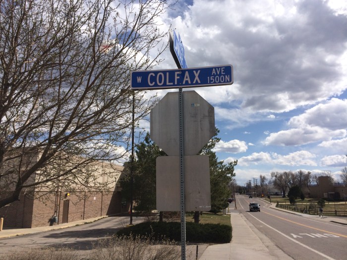 Twenty-six-mile long Colfax Avenue starts east of Denver and runs to Golden.  It's the longest commercial street in the US.