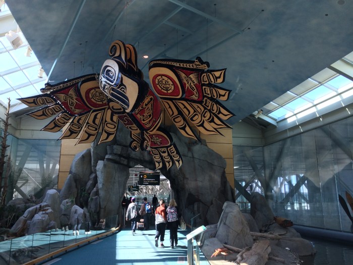 At the Vancouver airport