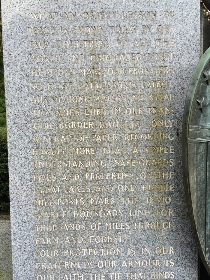 Harding was the first sitting US President to visit Canada.  When I looked up the details online, I read that he contracted pneumonia while playing golf in Vancouver (on the visit where he gave this speech)  and died a week later in San Francisco!  His term was only 2 1/2 years, and then his vice president Calvin Coolidge became president.