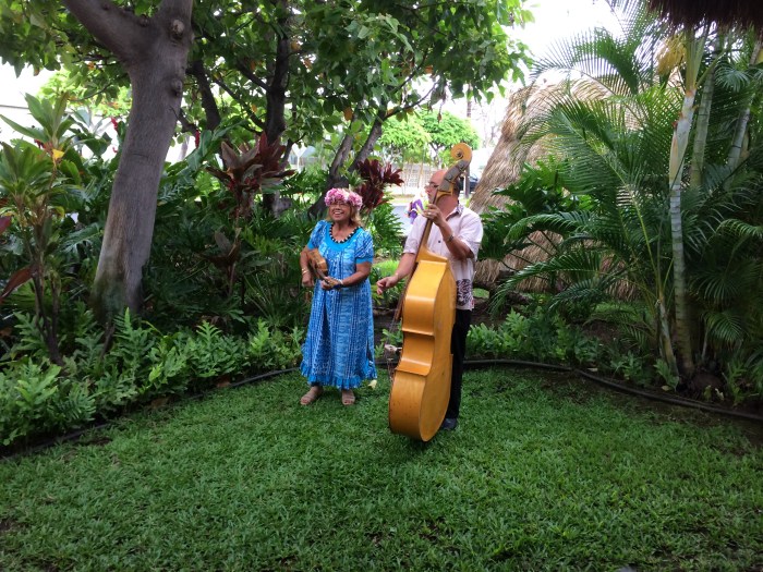 We went to a fantastic luau on Sunday night.