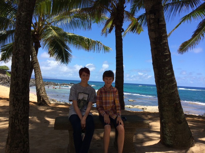 Mama's Fish House looks out at this jaw-dropping scene.