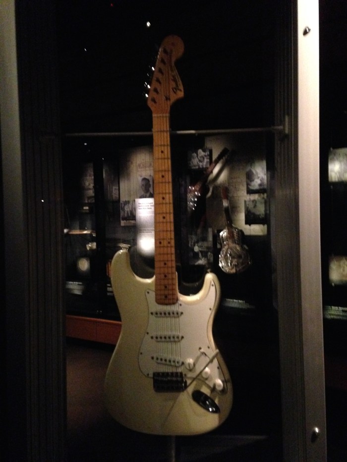 The guitar that Jimi Hendrix played at Woodstock