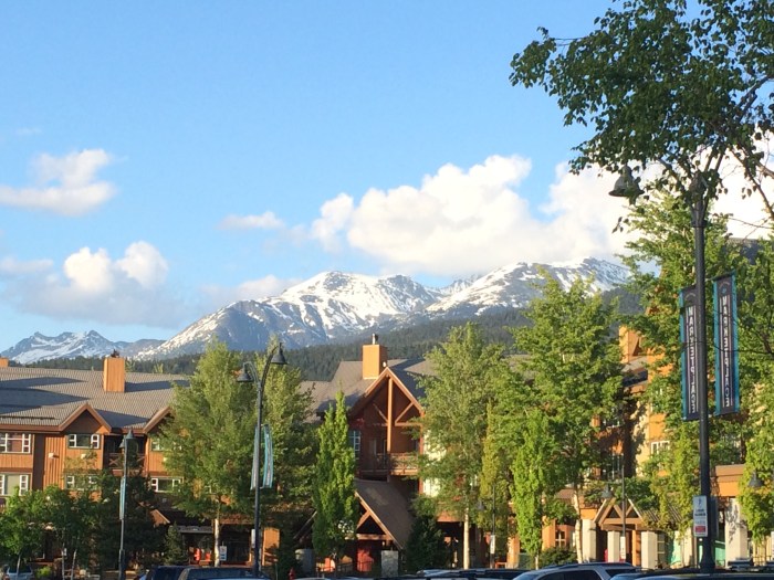 As Charlie said, "This looks like Vail."  Whistler is a swanky, ski resort town that co-hosted (along with Vancouver) the 2010 Winter Olympics.