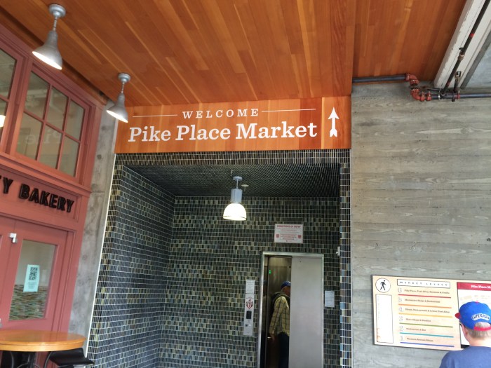 We ate lunch at Pike Place Market which was crazy crowded.  