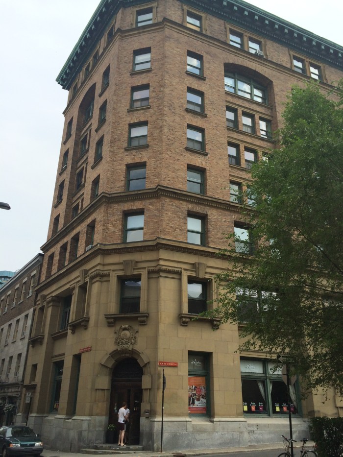 The Old Telegraph Building where our apartment is