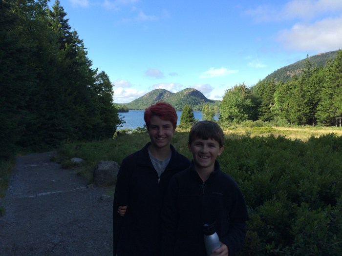 The Bubbles in the background