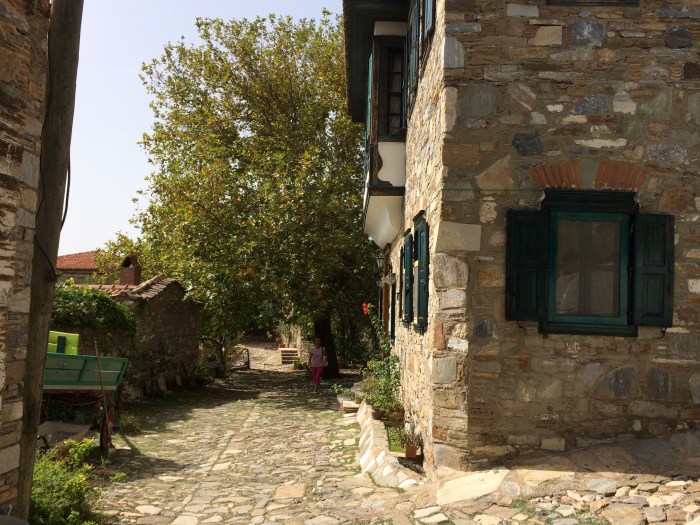 Some of the houses have been repaired by a wealthy businessman who occupies one of them.  The area is so romantic and beautiful it doesn't seem real. 