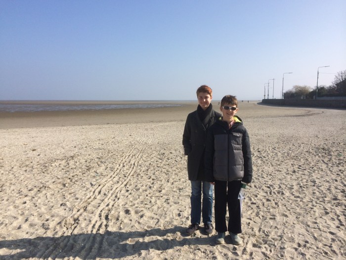 Irishtown: a Dublin neighborhood east of our apartment on the Irish Sea.  We thought we'd walk out to the water, but the tide was out so far that we never did get there.