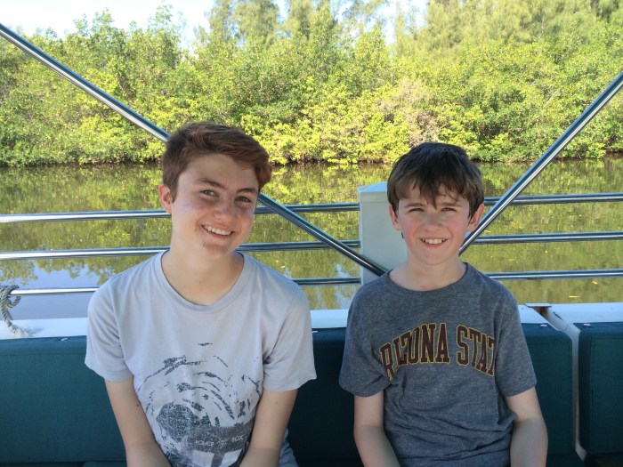 Sweet Lord, it was hot and humid.  I took this photo after our two-mile walk to the boat ride.